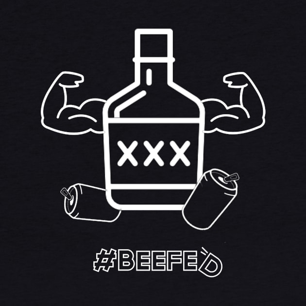 Virtual Pub Podcast: #Beefed White Logo by Virtual Pub Podcast